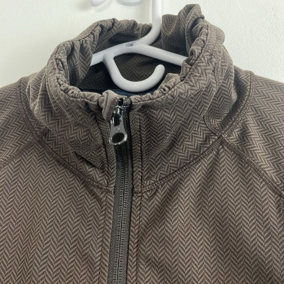 Lululemon Brown & Black Herringbone Jacket - Picture 3 of 7